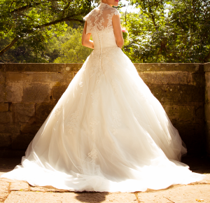 Kleid hinten groß