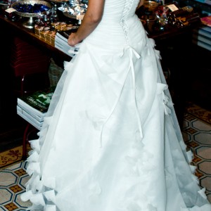 Brautkleid Rückseite