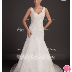 Brautkleid-Gr-40-neu-mit-Label