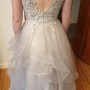 Back wedding dress