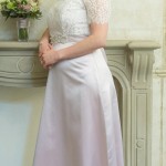 Brautkleid vorne_Hochzeit grün