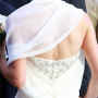 Hochzeitskleid Rücken mit Tuch Hochzeitskleid Rücken mit Tuch