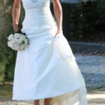 Hochzeitskleid ganz vorne